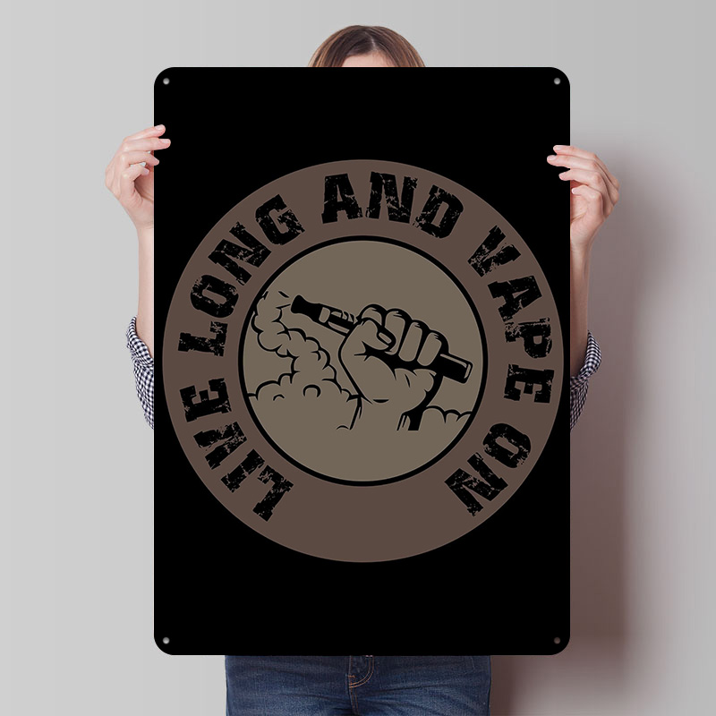 Desk Room Setup - Vape Design For Ecig Tinplate Posters
