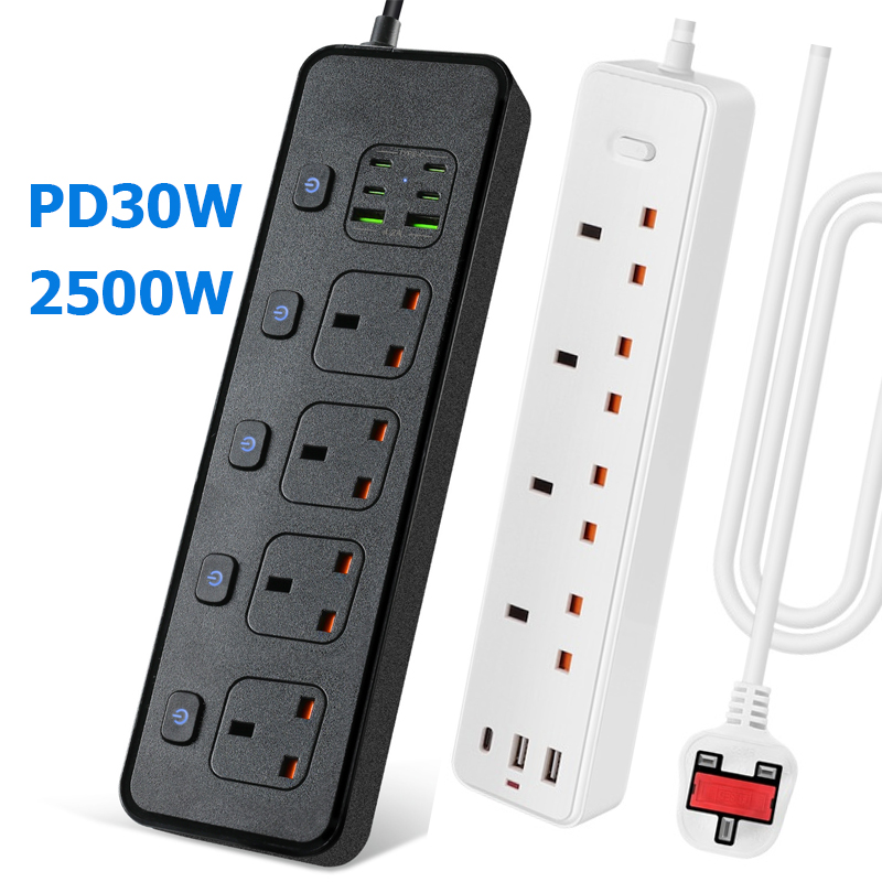 Power Strip Flat - Power Strip Electric Socket UK MY