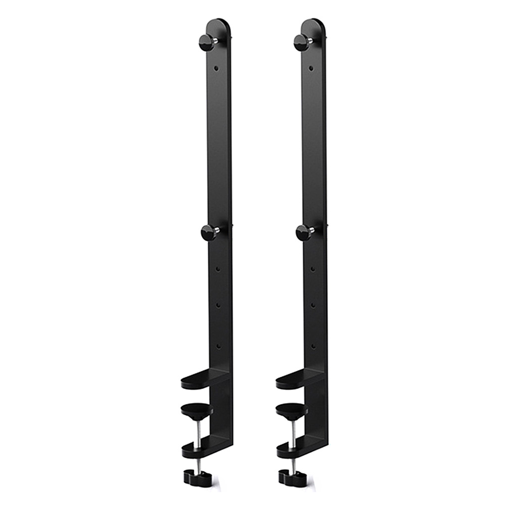 Desk Room Setup - 2pcs Extended Desk Clamp Nailless Pegboard