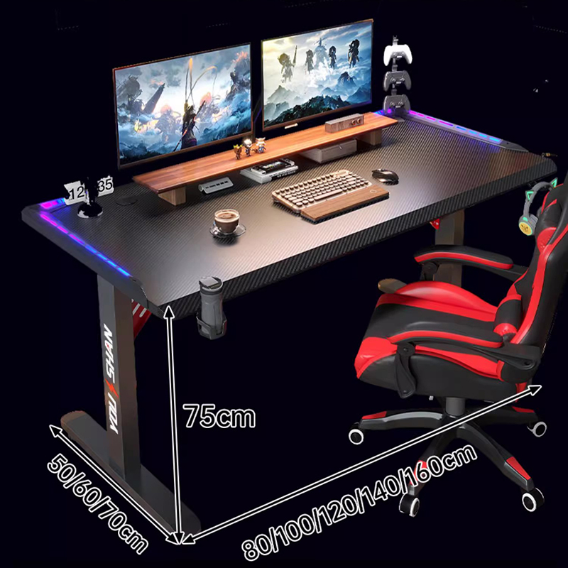 Desk Room Setup - Lift Top Table for Computer Height