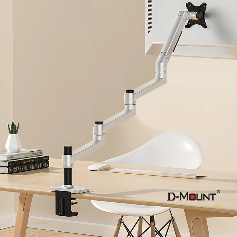 Desk Setup Monitor Arm - (1098mm) DL-8014 Mechanical Spring 3-6KG Extra
