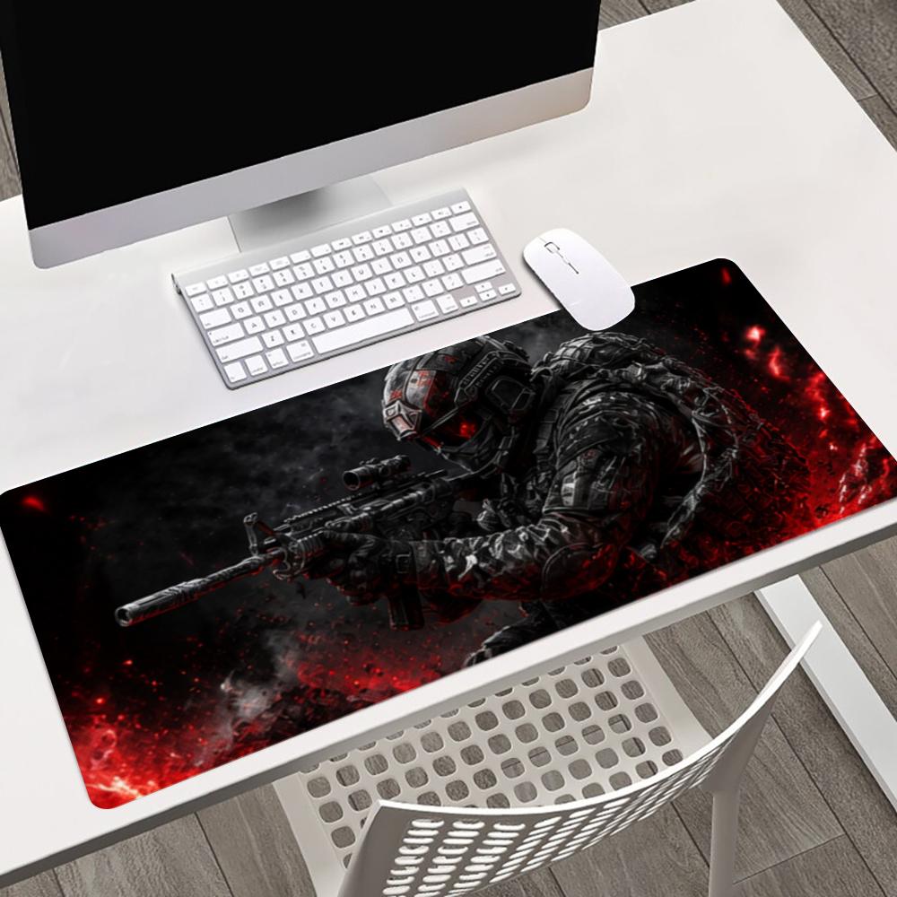 Soldier Mouse Pads Pc Accessor - đánh giá và giá Desk Room Setup