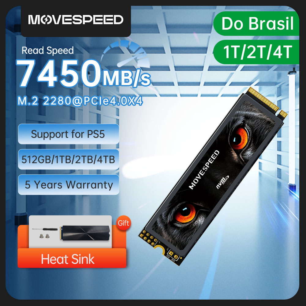 MOVESPEED 7450MB/s SSD NVMe M. - đánh giá và giá Samsung Ssd 980 Pro
