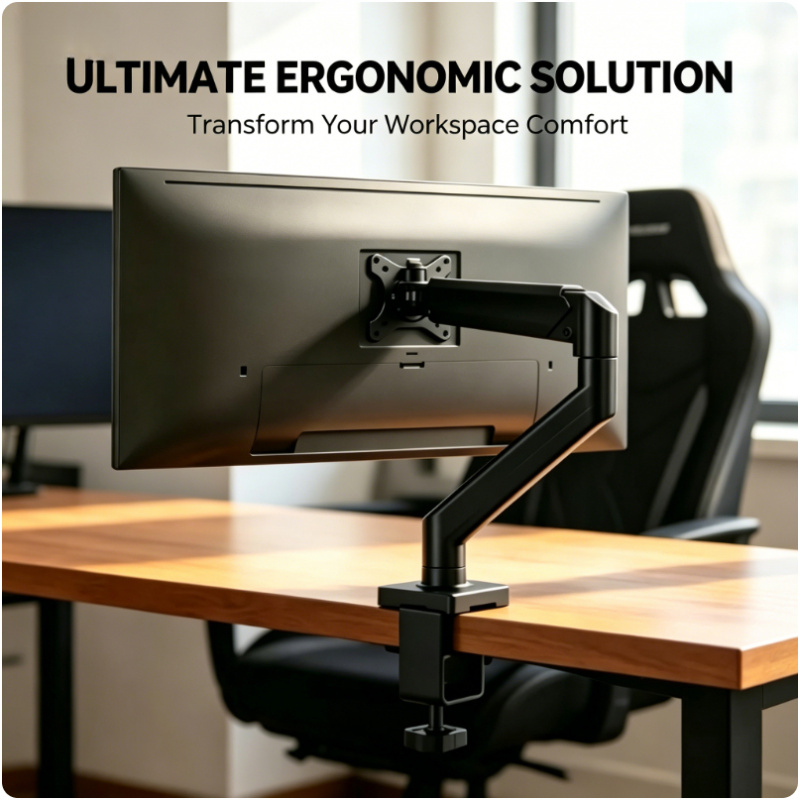 14-32 Inch Single Monitor Arm  - đánh giá và giá Desk Setup Monitor Arm