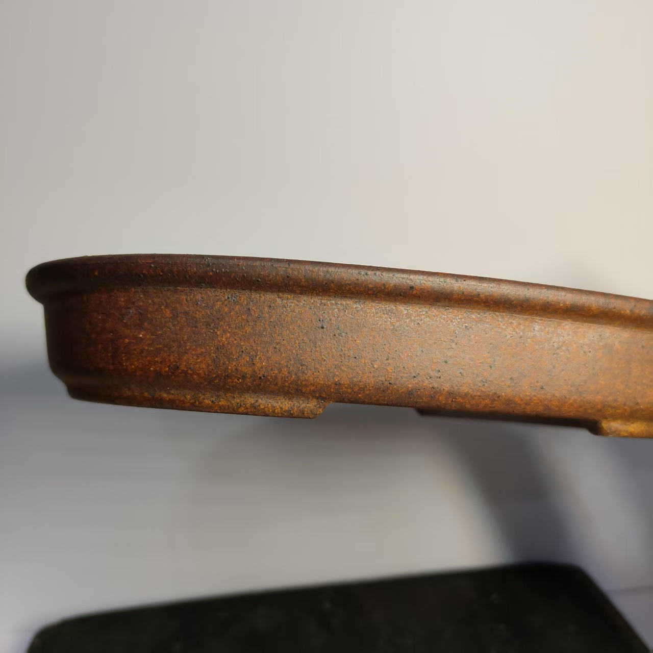 Oval Shaped Unglazed Shallow F - đánh giá và giá Desk Setup Plant