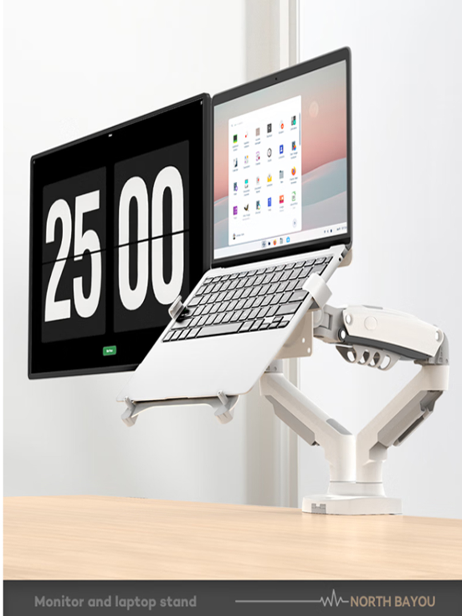 Máy Tính Để Bàn NB F160 + FP-2 - đánh giá và giá Desk Setup Monitor Arm
