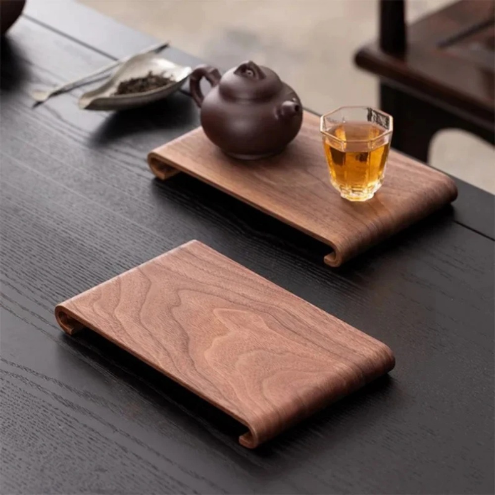 Wooden Coffee Tea Tray Rectang - đánh giá và giá Desk Setup At Home