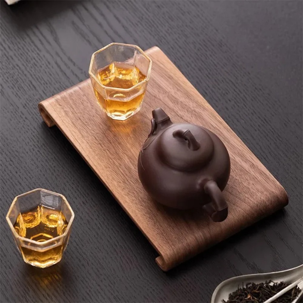 Wooden Coffee Tea Tray Rectang - đánh giá và giá Desk Setup At Home
