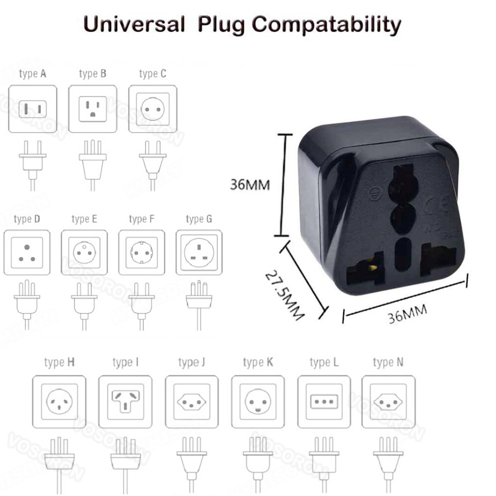 Universal 2 Round Pin Plug Ada - đánh giá và giá Power Strip Flat