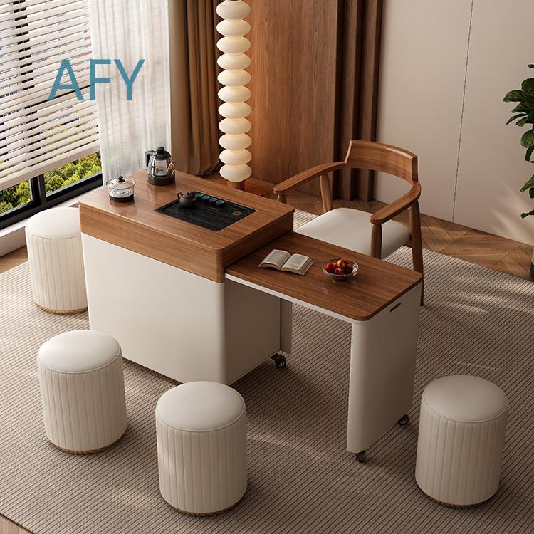 Solid Wood Mobile Table and Ch - đánh giá và giá Desk Setup Small Room