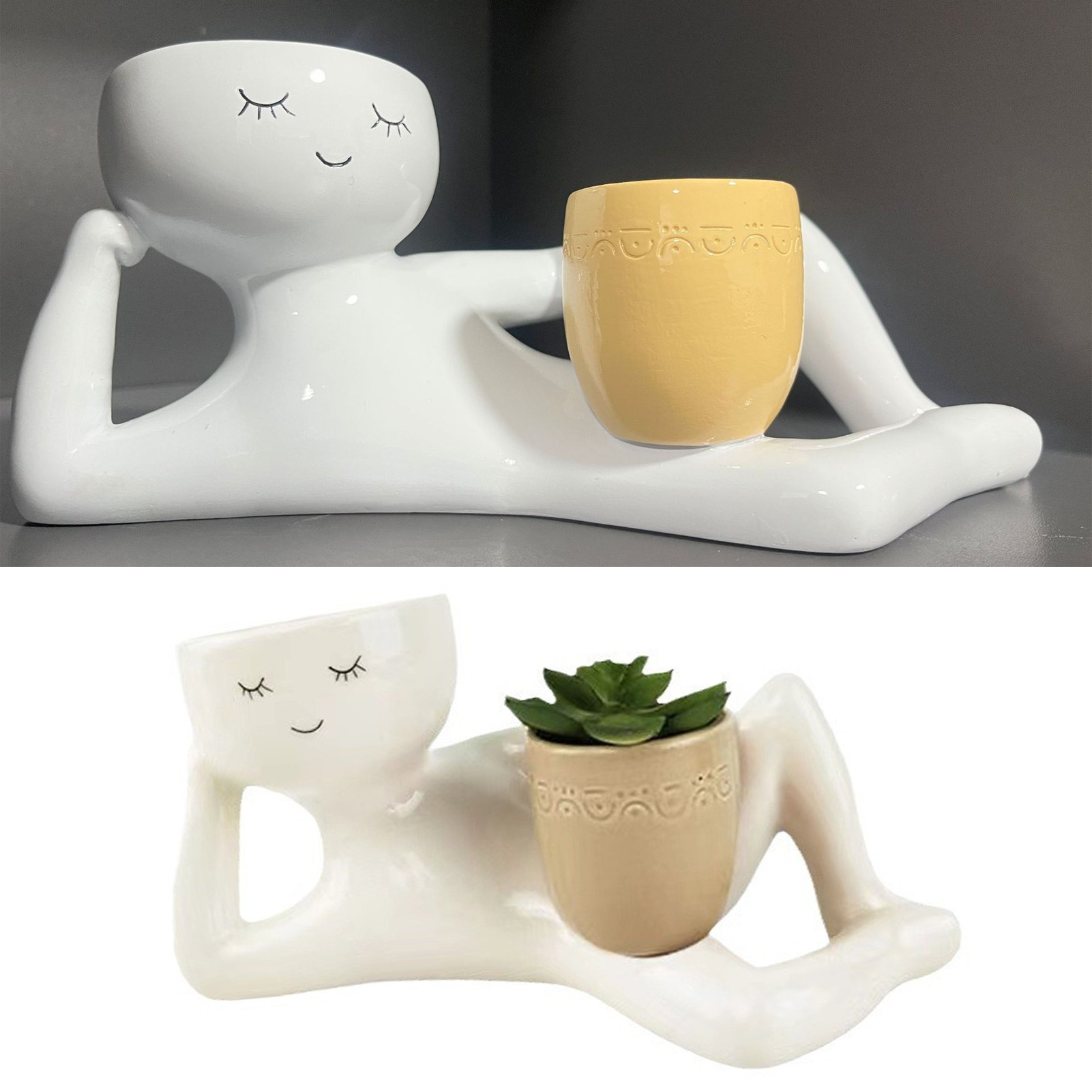 Succulent Pot Creative Breatha - đánh giá và giá Desk Setup Plant
