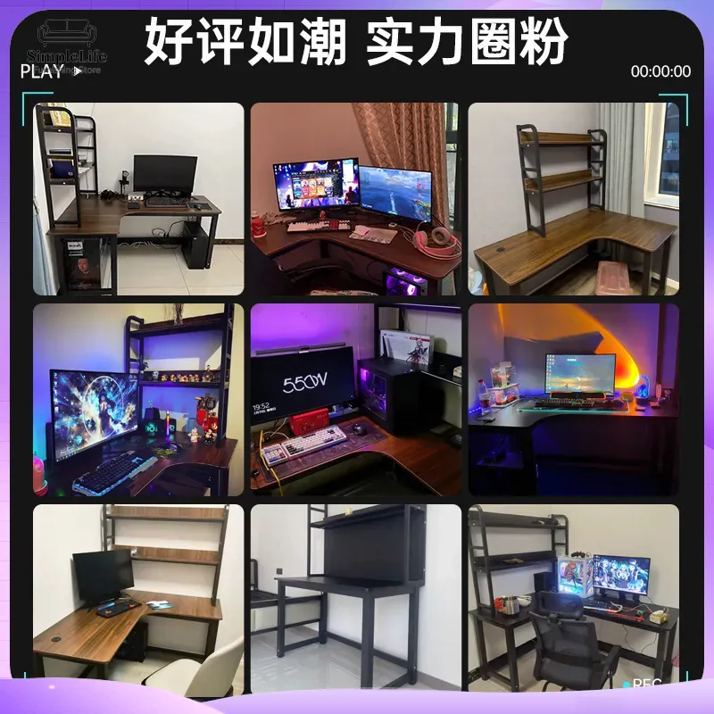 Corner Gaming Desk Computer De - đánh giá và giá Desk Room Setup