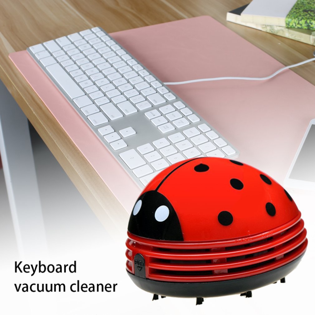 Cute Ladybug Desktop Vacuum Cl - đánh giá và giá Desk Setup At Home