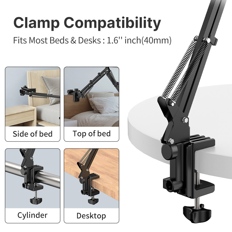 Ulanzi T2 Kim Loại 360 ° Dài C - đánh giá và giá Desk Setup Monitor Arm