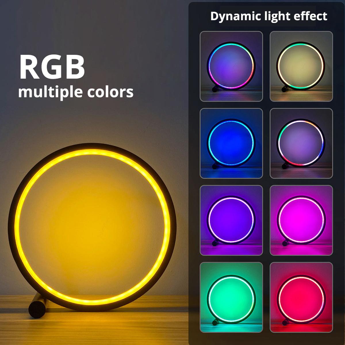 Smart Table Lamp Music Sync St - đánh giá và giá Desk Room Setup