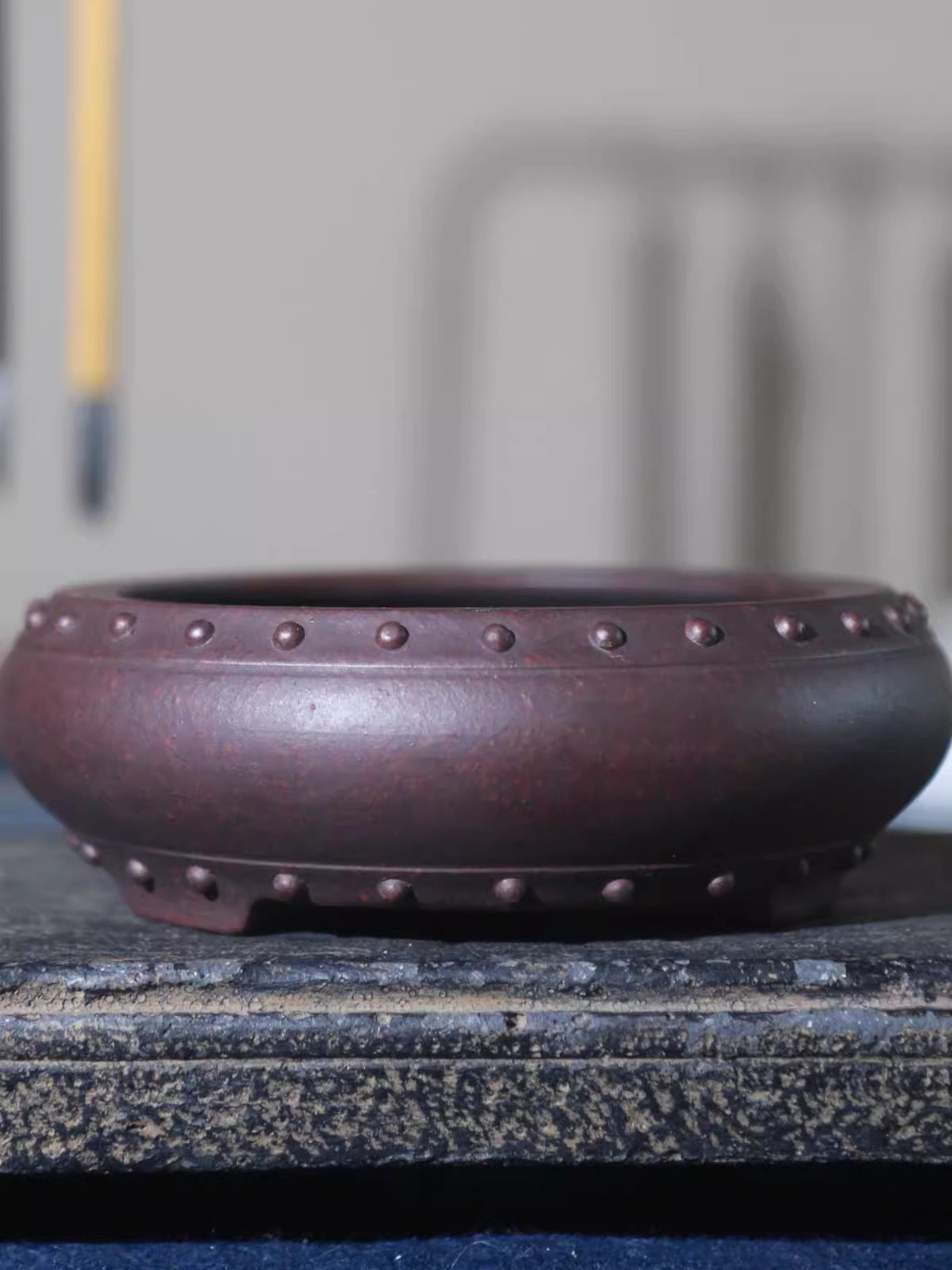 Ceramic Circle Bonsai Pot, Mad - đánh giá và giá Desk Setup Plant