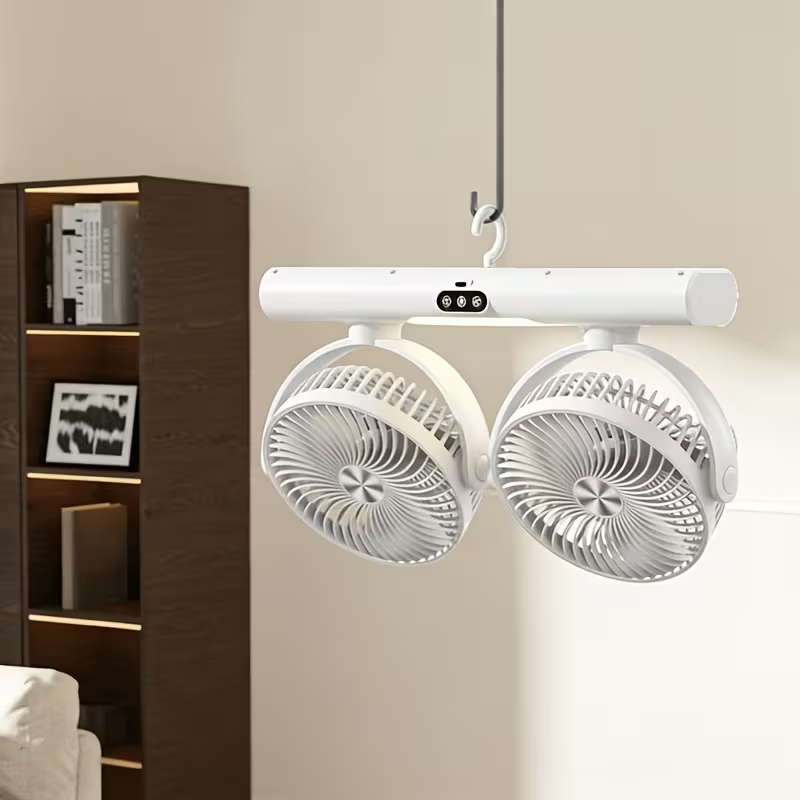 Dual-Head Circulation Fan Mode - đánh giá và giá Desk Setup Modern