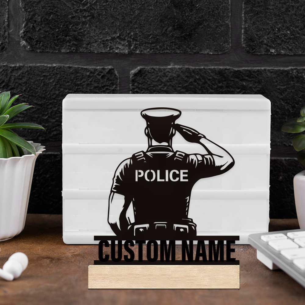 Personalized Metal Police Badg - đánh giá và giá Desk Setup Modern
