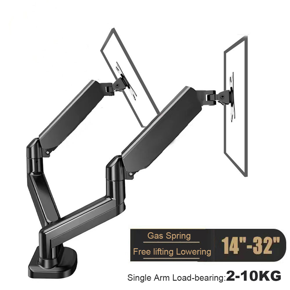 Dual Monitor Arm Holds Up To 2 - đánh giá và giá Desk Setup Monitor Arm