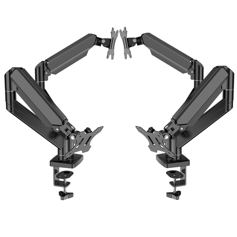 Dual Monitor Arm Holds Up To 2 - đánh giá và giá Desk Setup Monitor Arm