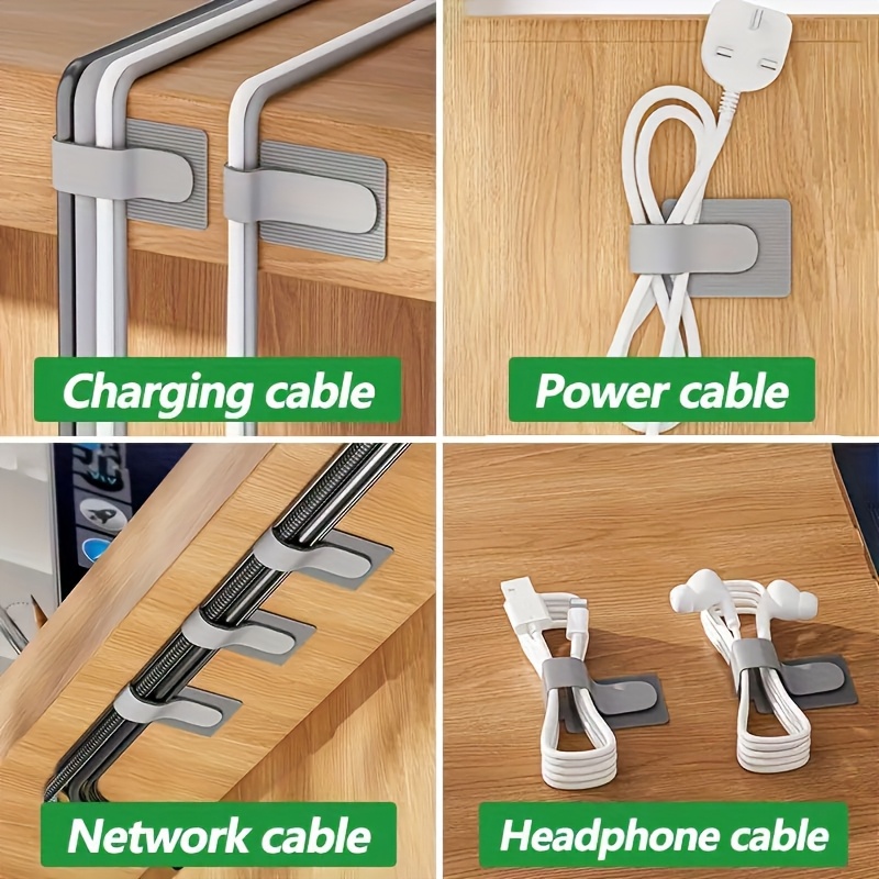 Cable Ties Reusable Straps Vel - đánh giá và giá Desk Setup Small Room
