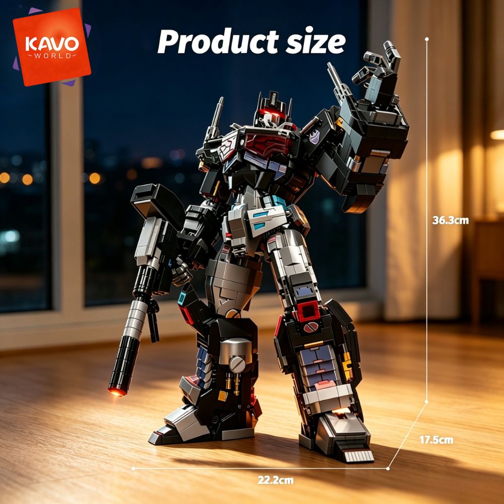 KAVOWORLD 2045pcs Future Mecha - đánh giá và giá Desk Setup Small Room