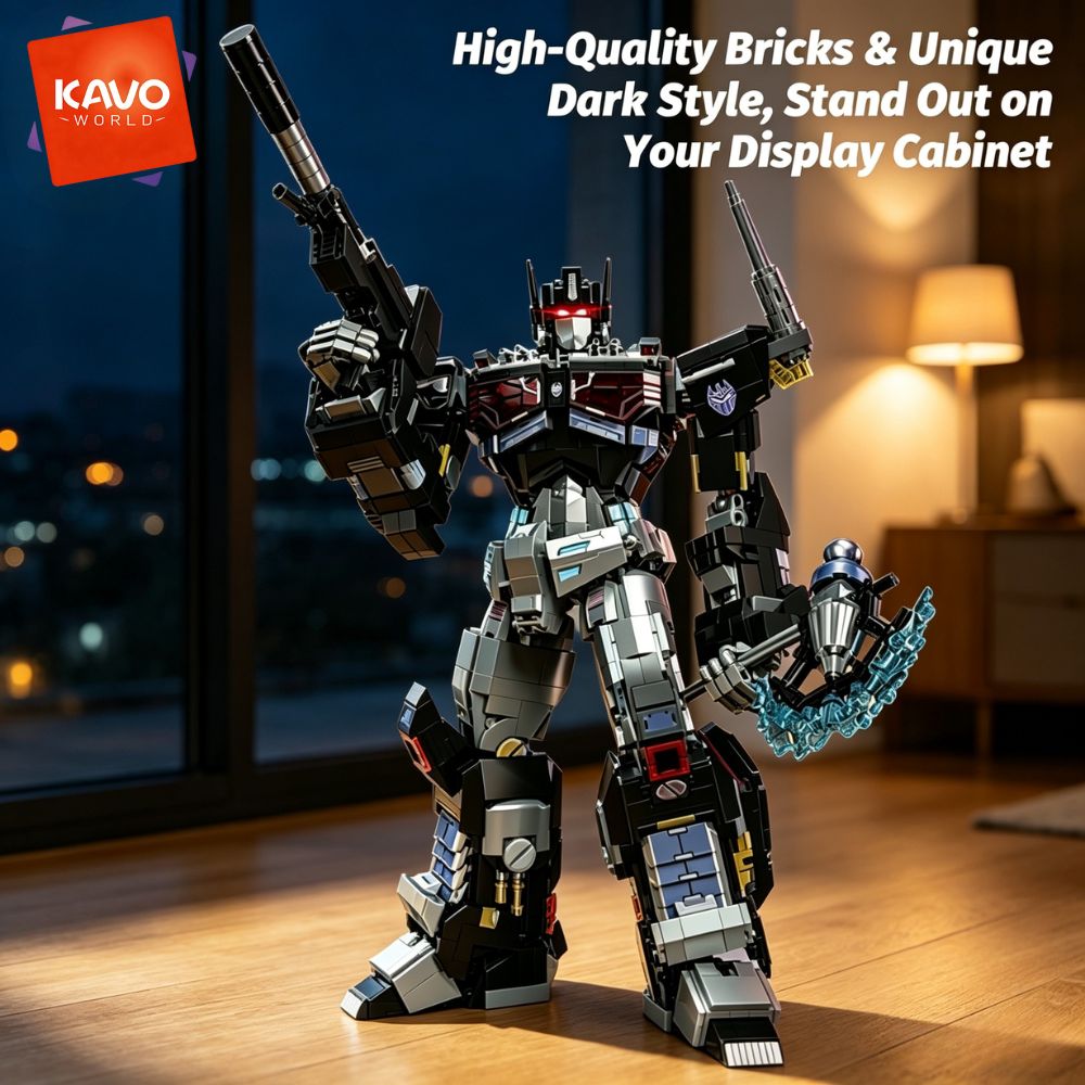 KAVOWORLD 2045pcs Future Mecha - đánh giá và giá Desk Setup Small Room