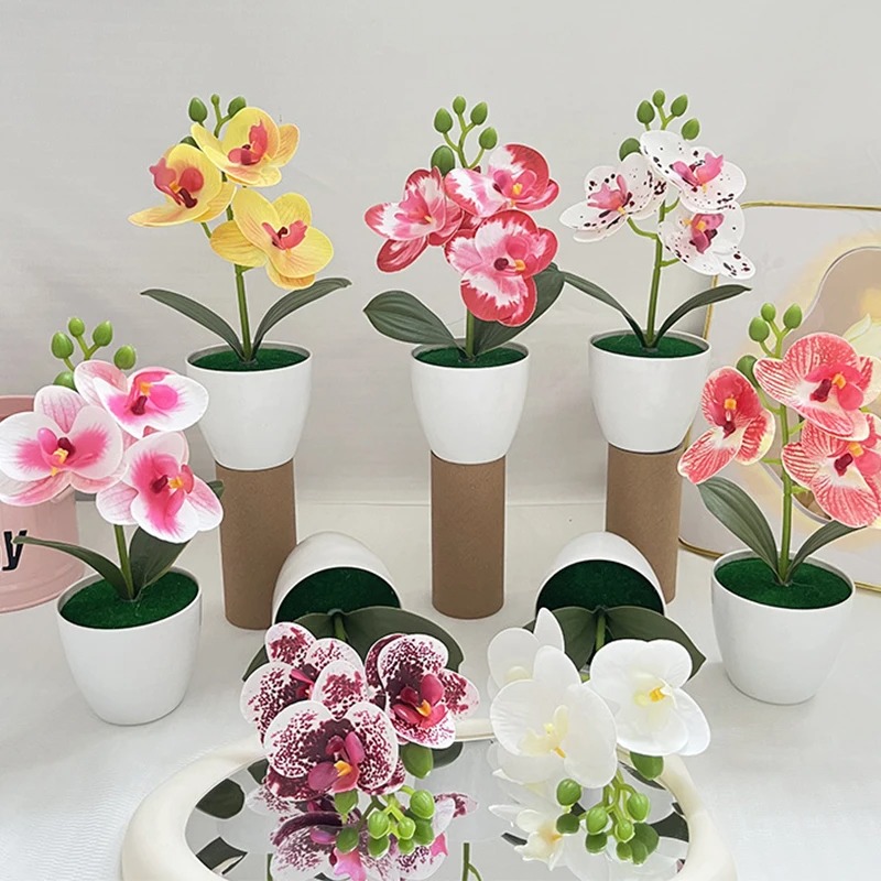 1Pcs 20CM Simulation Plants Po - đánh giá và giá Desk Setup At Home