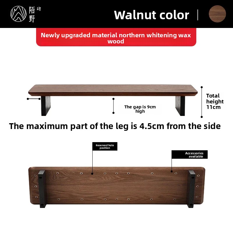 Solid Wood Monitor Riser Stand - đánh giá và giá Desk Room Setup