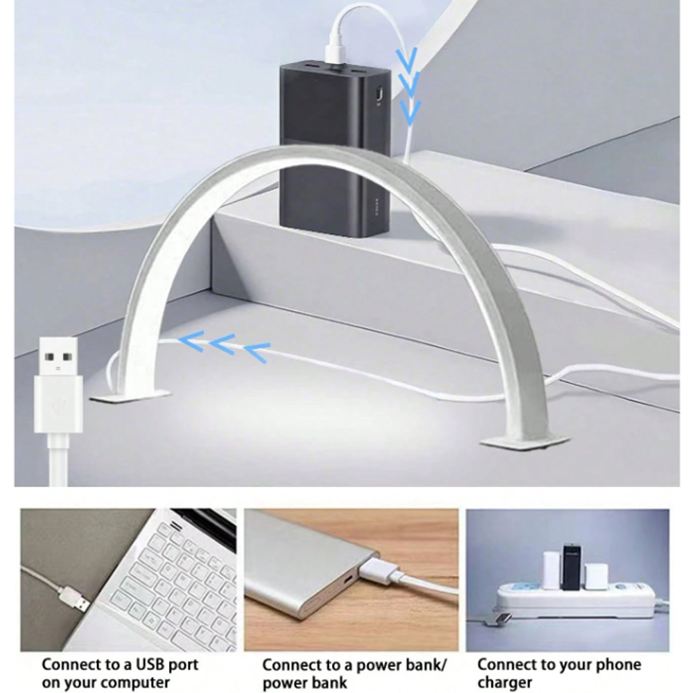 Nail Lamp 40/66CM Fill Light U - đánh giá và giá Desk Setup Modern
