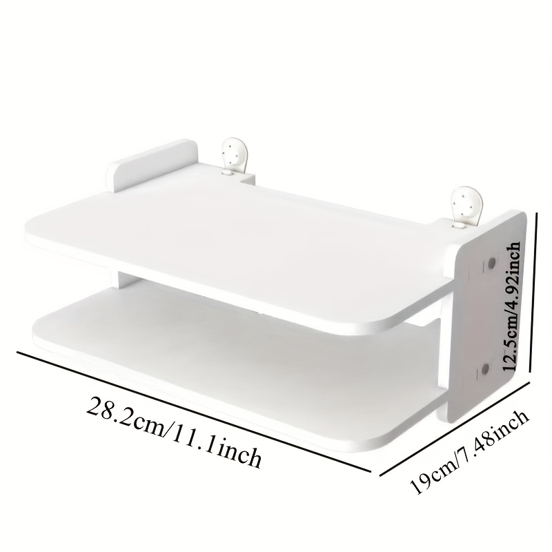 Wall-Mounted Router & Cable Or - đánh giá và giá Desk Setup Tv