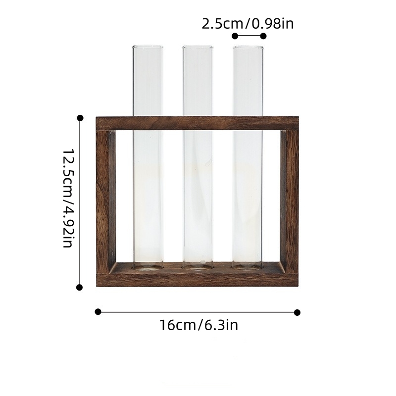 5-Tube Glass Hydroponic Plante - đánh giá và giá Desk Setup Plant