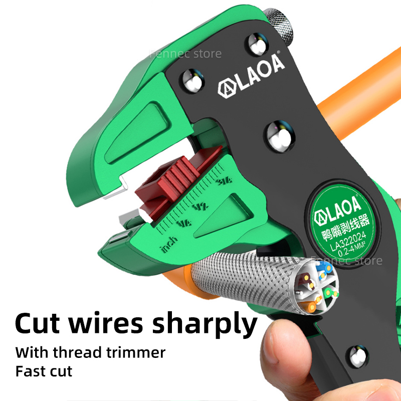 LAOA Wire Stripper Tools Cable - đánh giá và giá Power Strip Flat