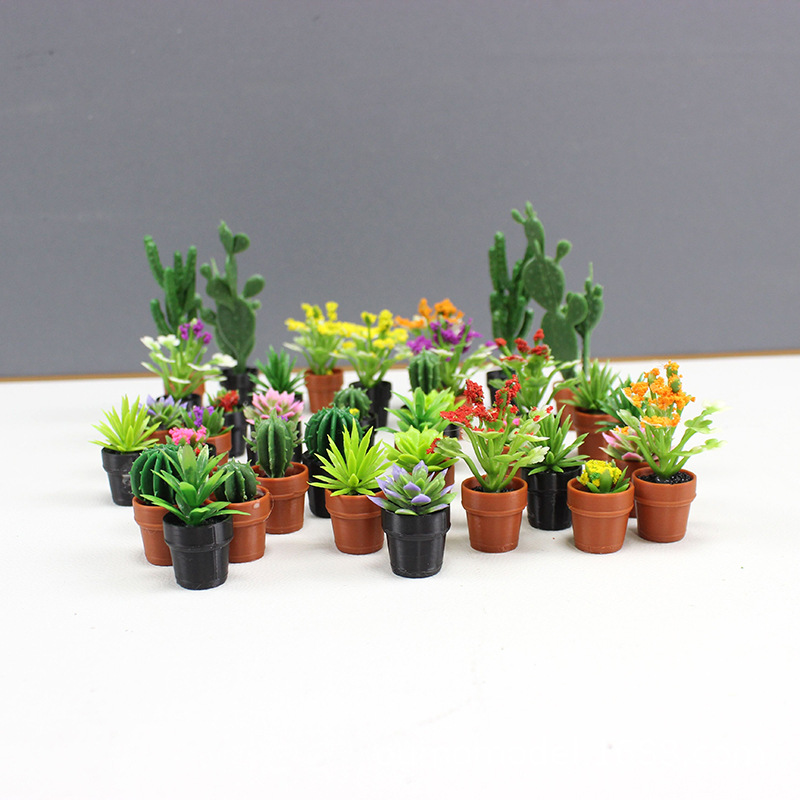 Mini Simulated Plants Cactus S - đánh giá và giá Desk Setup Plant