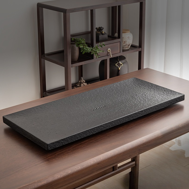 Natural Black Stone Tea Tray,  - đánh giá và giá Desk Setup At Home