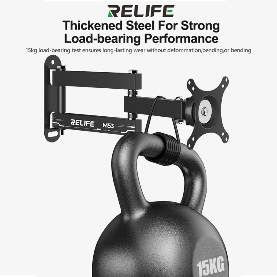 RELIFE MS3 Monitor Mount Heavy - đánh giá và giá Desk Setup Monitor Arm
