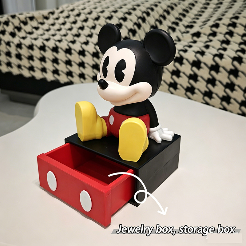 Cute Mouse Drawer Storage Box  - đánh giá và giá Desk Setup At Home