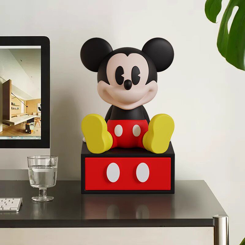 Cute Mouse Drawer Storage Box  - đánh giá và giá Desk Setup At Home