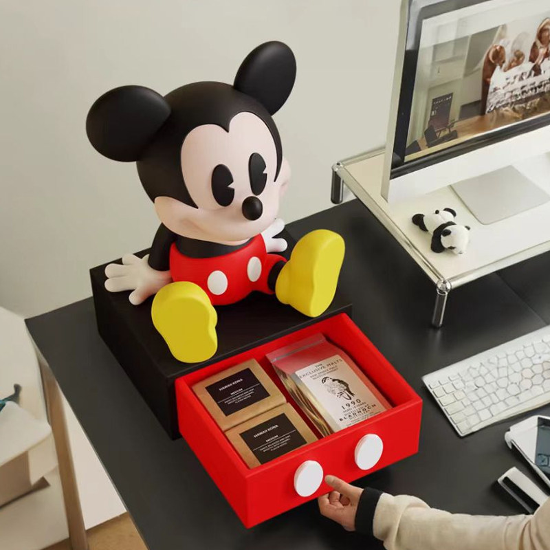 Cute Mouse Drawer Storage Box  - đánh giá và giá Desk Setup At Home