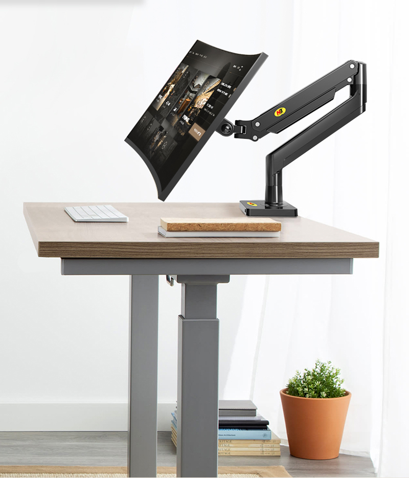 NB G40 Khí Mùa Xuân Cánh Tay 2 - đánh giá và giá Desk Setup Monitor Arm