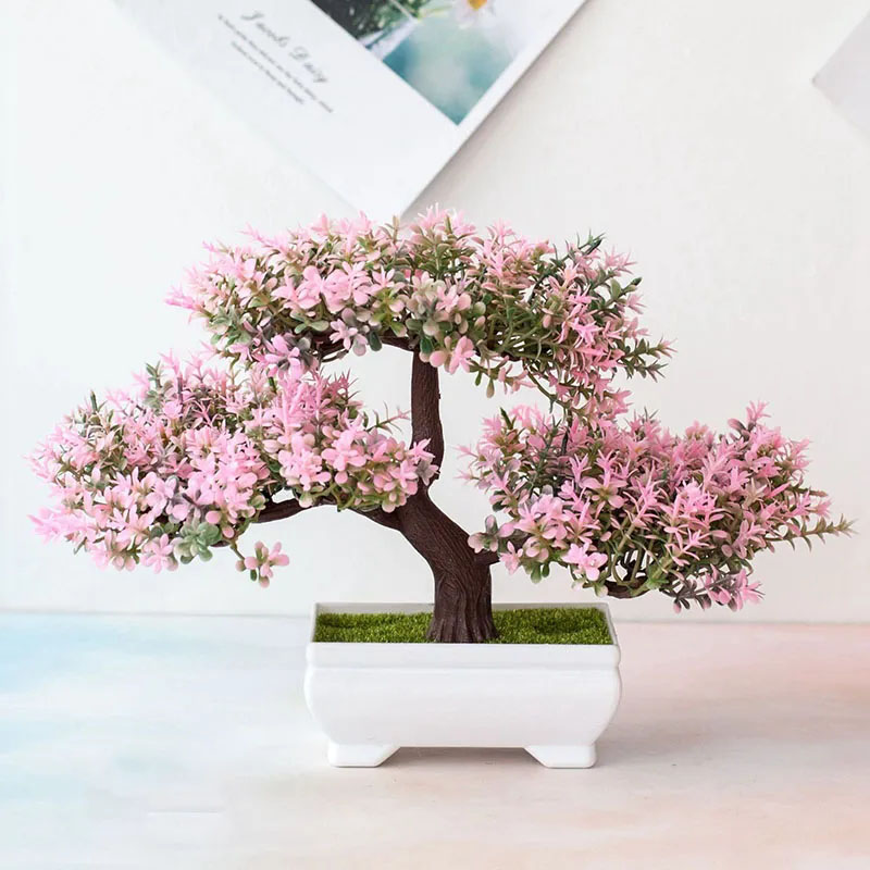 Artificial Plants Bonsai Fake  - đánh giá và giá Desk Setup At Home