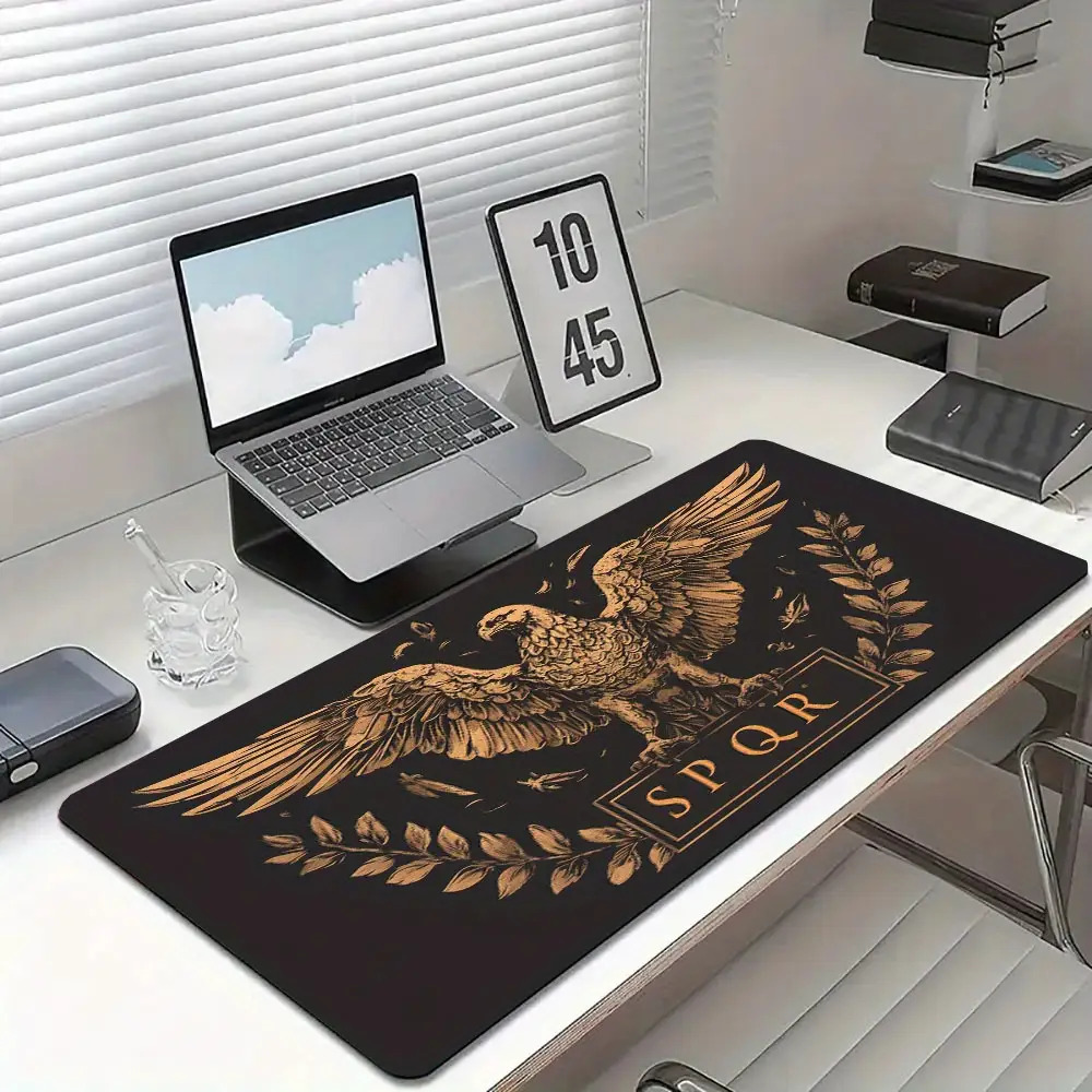 Golden Brown Black Desk Mat De - đánh giá và giá Desk Room Setup
