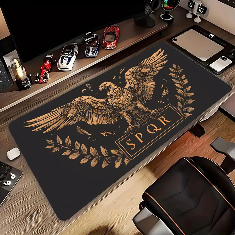 Golden Brown Black Desk Mat De - đánh giá và giá Desk Room Setup