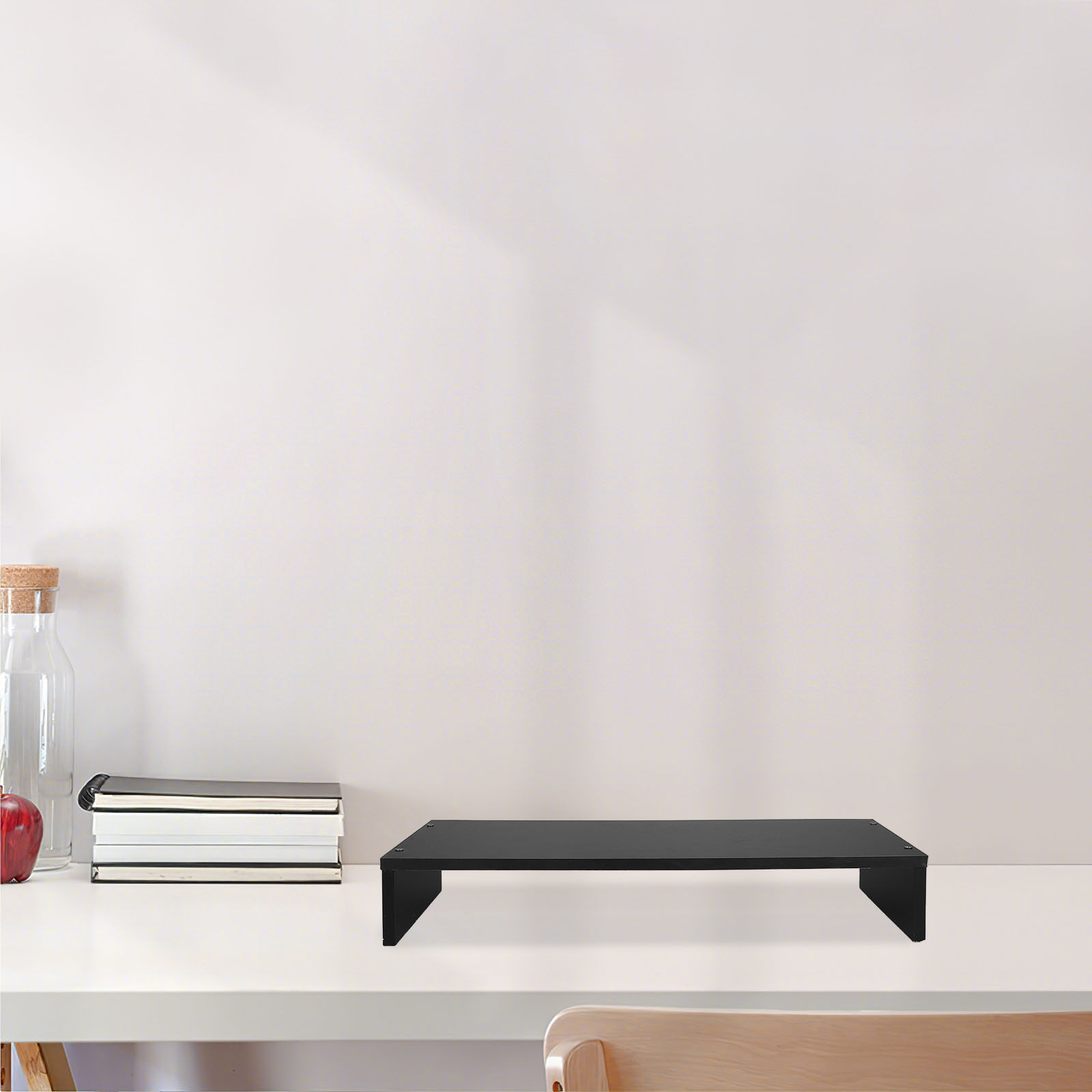 Elevate Your Setup Wooden Moni - đánh giá và giá Desk Setup With Printer