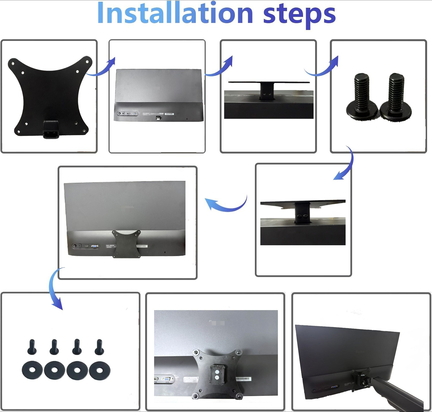NEW VESA Adapter for Xiaomi Mi - đánh giá và giá Desk Setup Monitor Arm