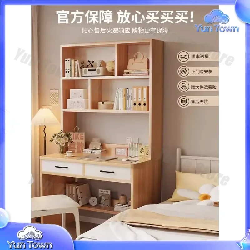 Solid Wood Bookshelf for Stude - đánh giá và giá Desk Setup Small Room