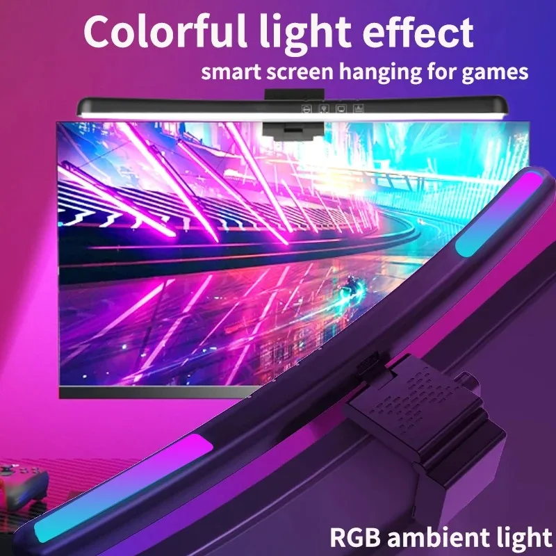 Computer Monitor Light Bar RGB - đánh giá và giá Desk Setup Modern